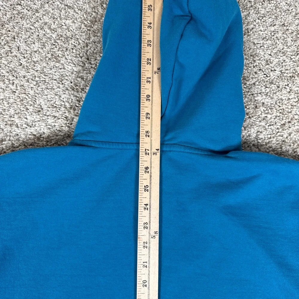 The North Face Hoodie Mens L Blue Cotton Blend Graphic Pullover Gorpcore